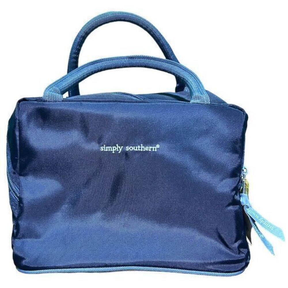 Simply Southern School Hiking Camping Lunchbox Bag Black‎ Gray One Size NWT